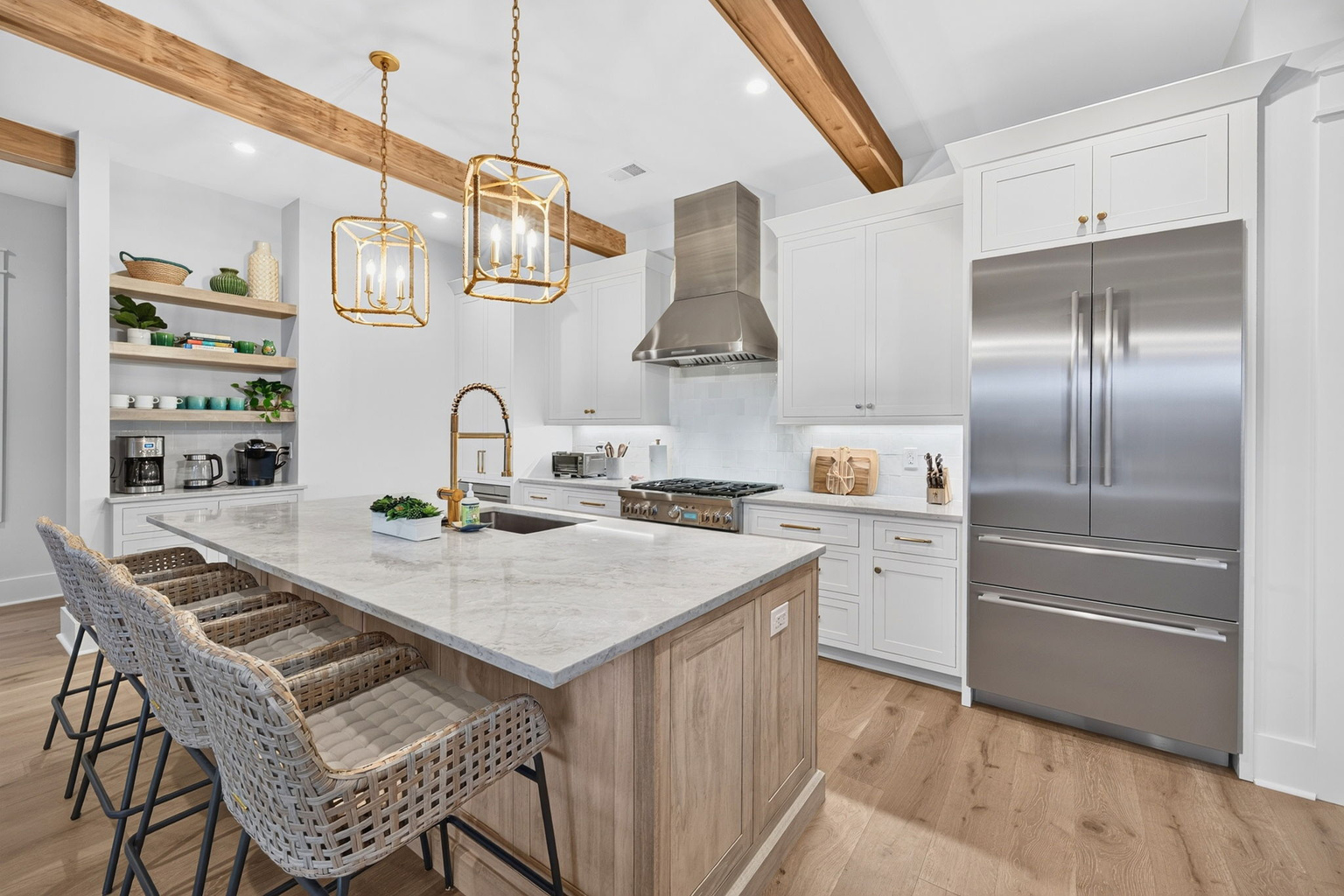 Kitchen at Tahanan Palms Isle of Palms vacation rental
